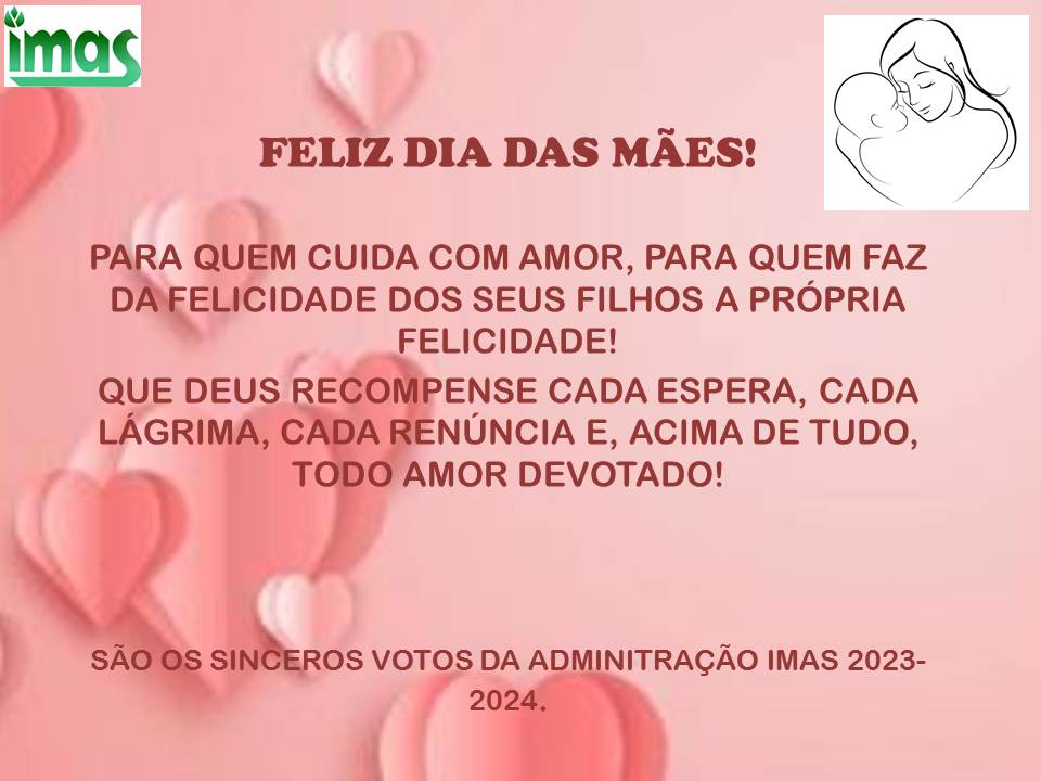 FELIZ DIA DAS MÃES!